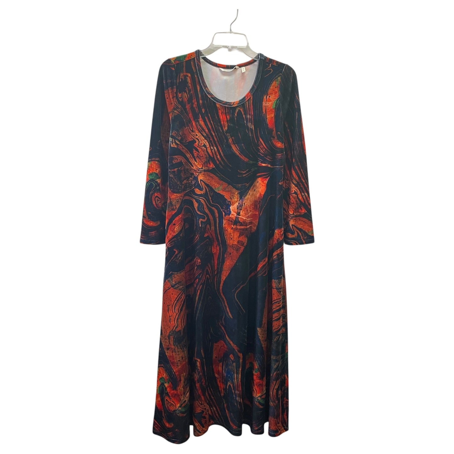 Dress Casual Maxi By Soft Surroundings In Orange, Size:M