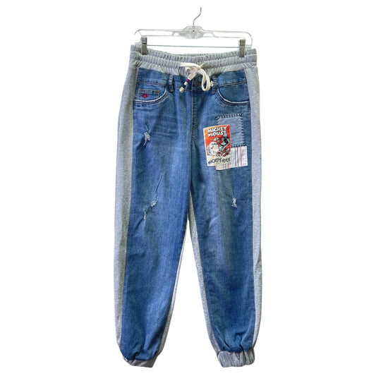 Pants Joggers By Desigual In Blue Denim, Size:8