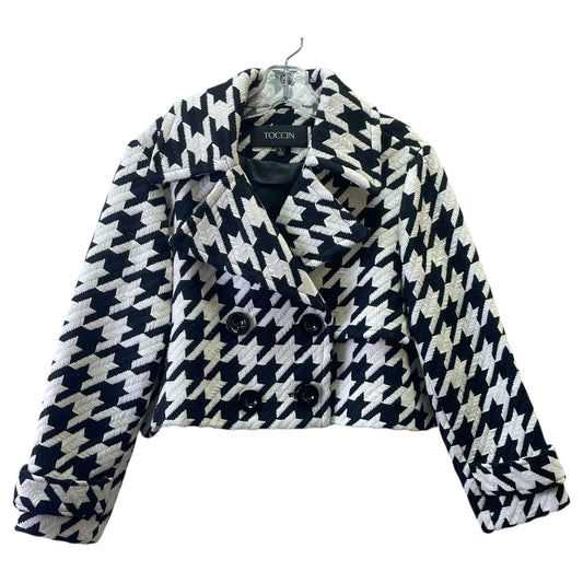Blazer By TOCCIN In Black & Cream, Size:L