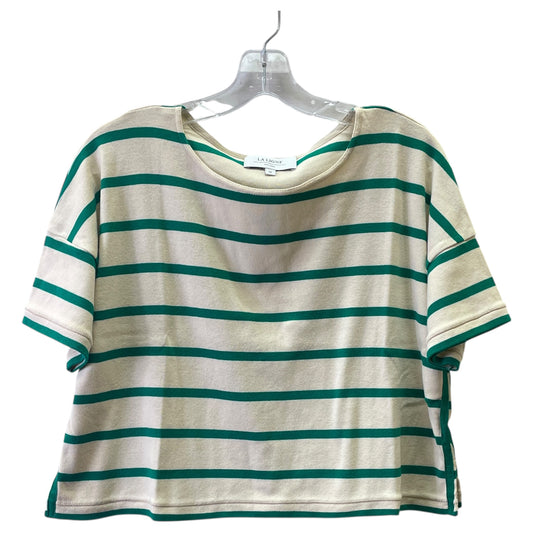 Top Ss By LA LIGNE In Cream & Green, Size:M