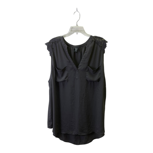 Top Sleeveless By Torrid In Grey, Size:4X
