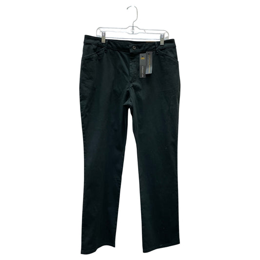 Jeans Straight By Lee In Black, Size:14