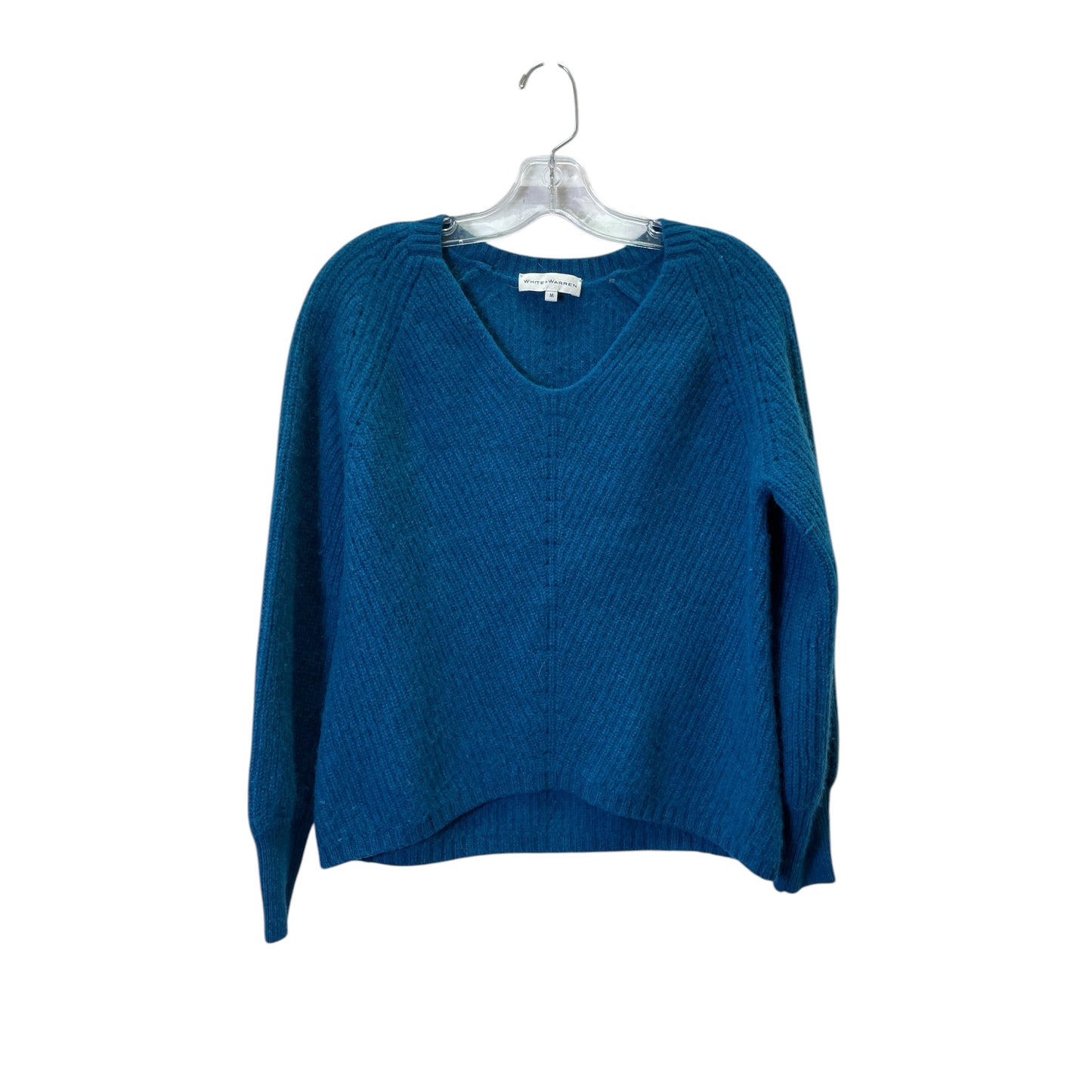 Sweater By White And Warren In Blue, Size:M