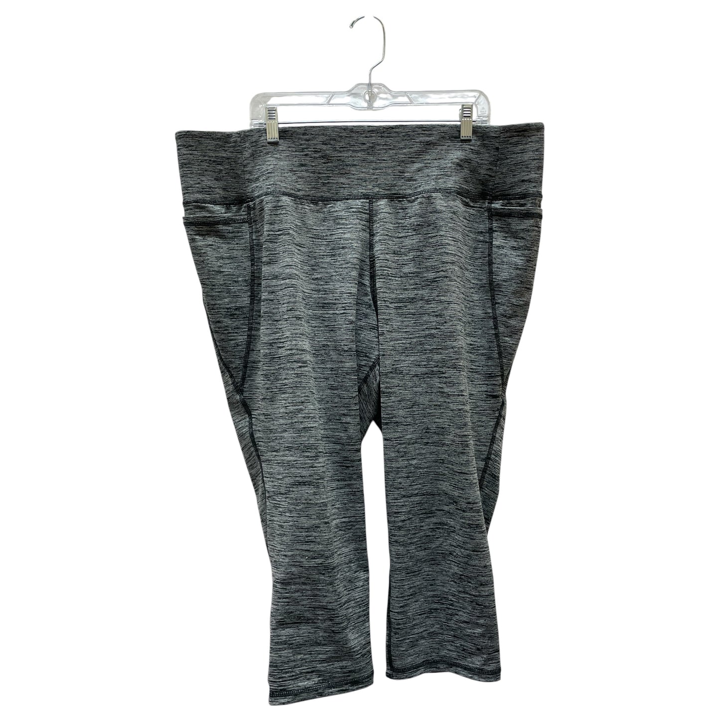 Athletic Leggings By Livi Active In Grey, Size:22