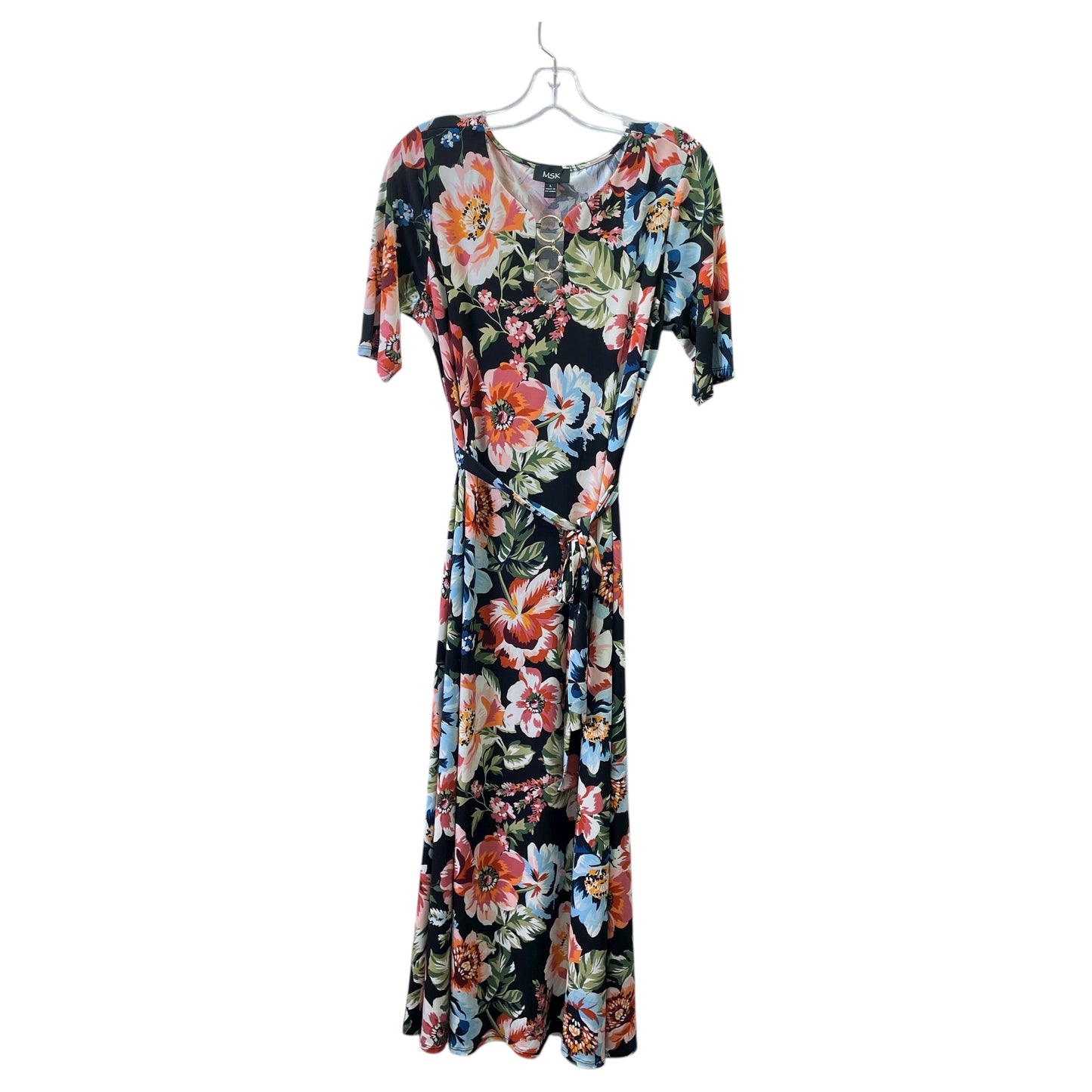 Dress Casual Maxi By Msk In Floral Print, Size:L