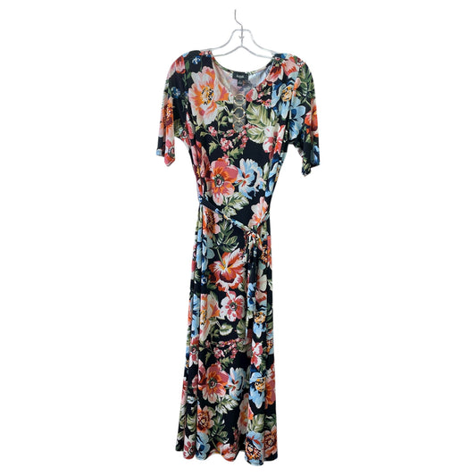 Dress Casual Maxi By Msk In Floral Print, Size:L