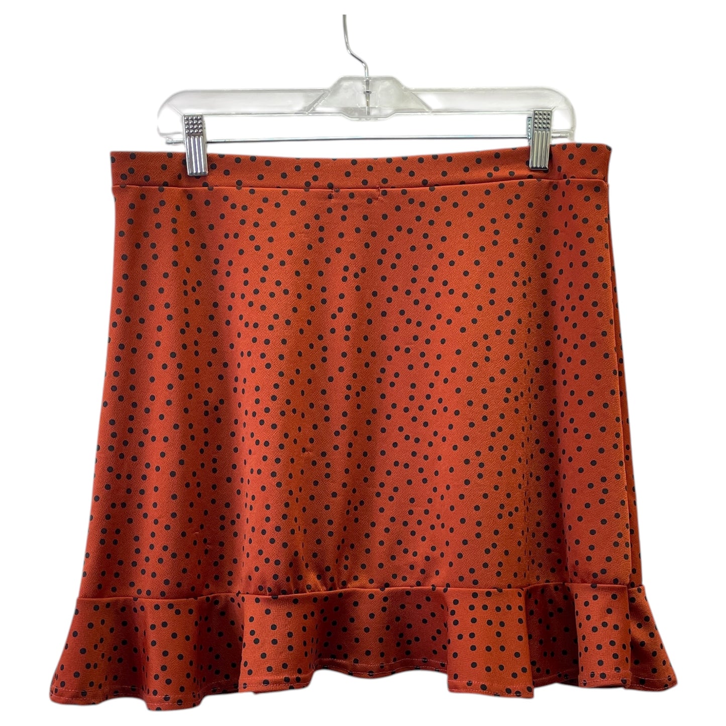 Dress Party Short By Boohoo Boutique In Black & Orange, Size:16