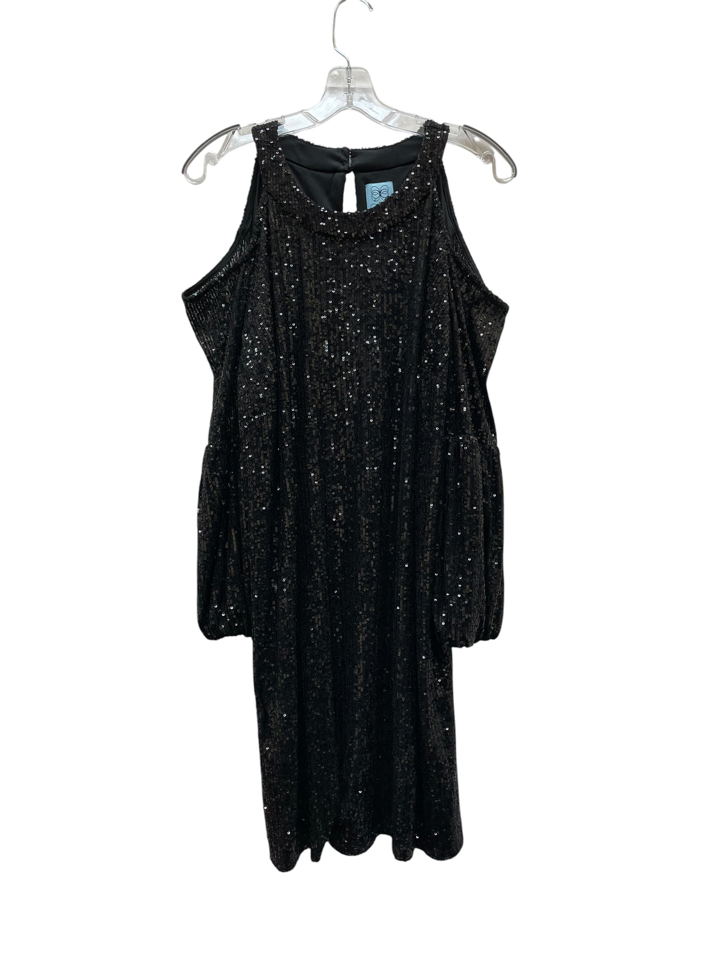Dress Party Short By Cece In Black, Size:1X