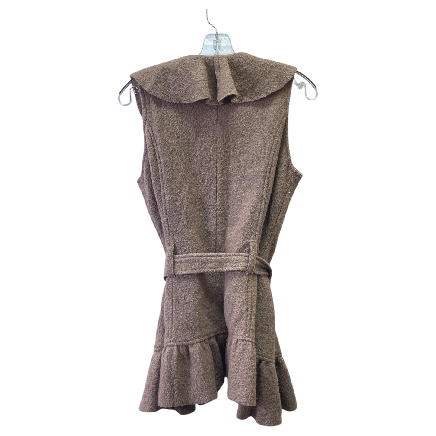 Vest Sweater By ZARAKNIT In Beige, Size:M