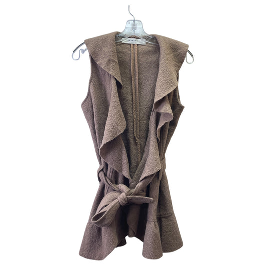 Vest Sweater By ZARAKNIT In Beige, Size:M