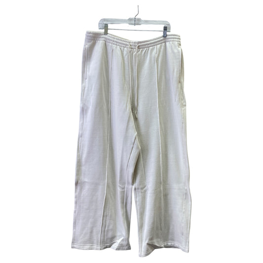 Athletic Pants By Pink In Ivory, Size:1X