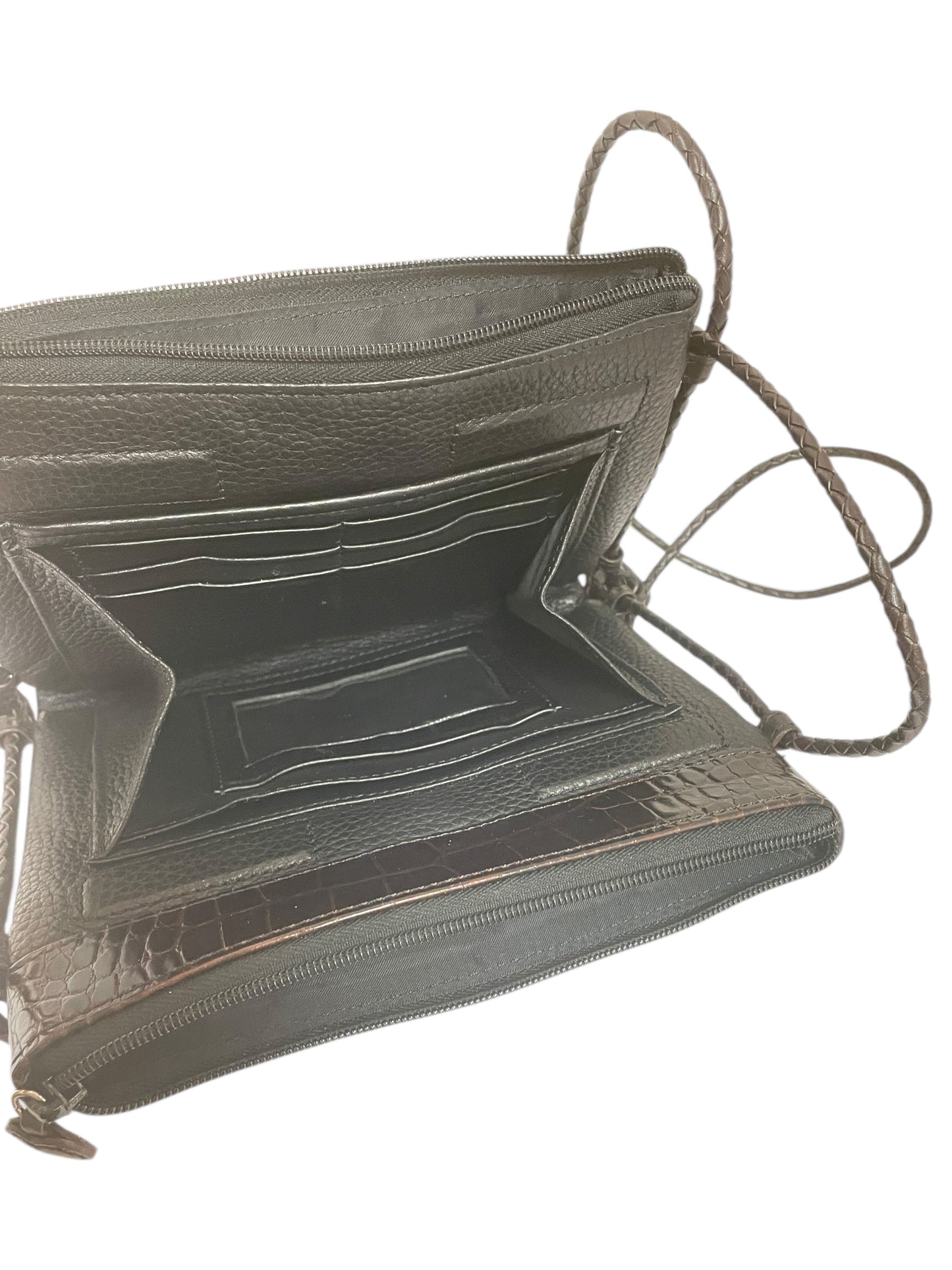 Handbag By Brighton In Black & Brown, Size:Small