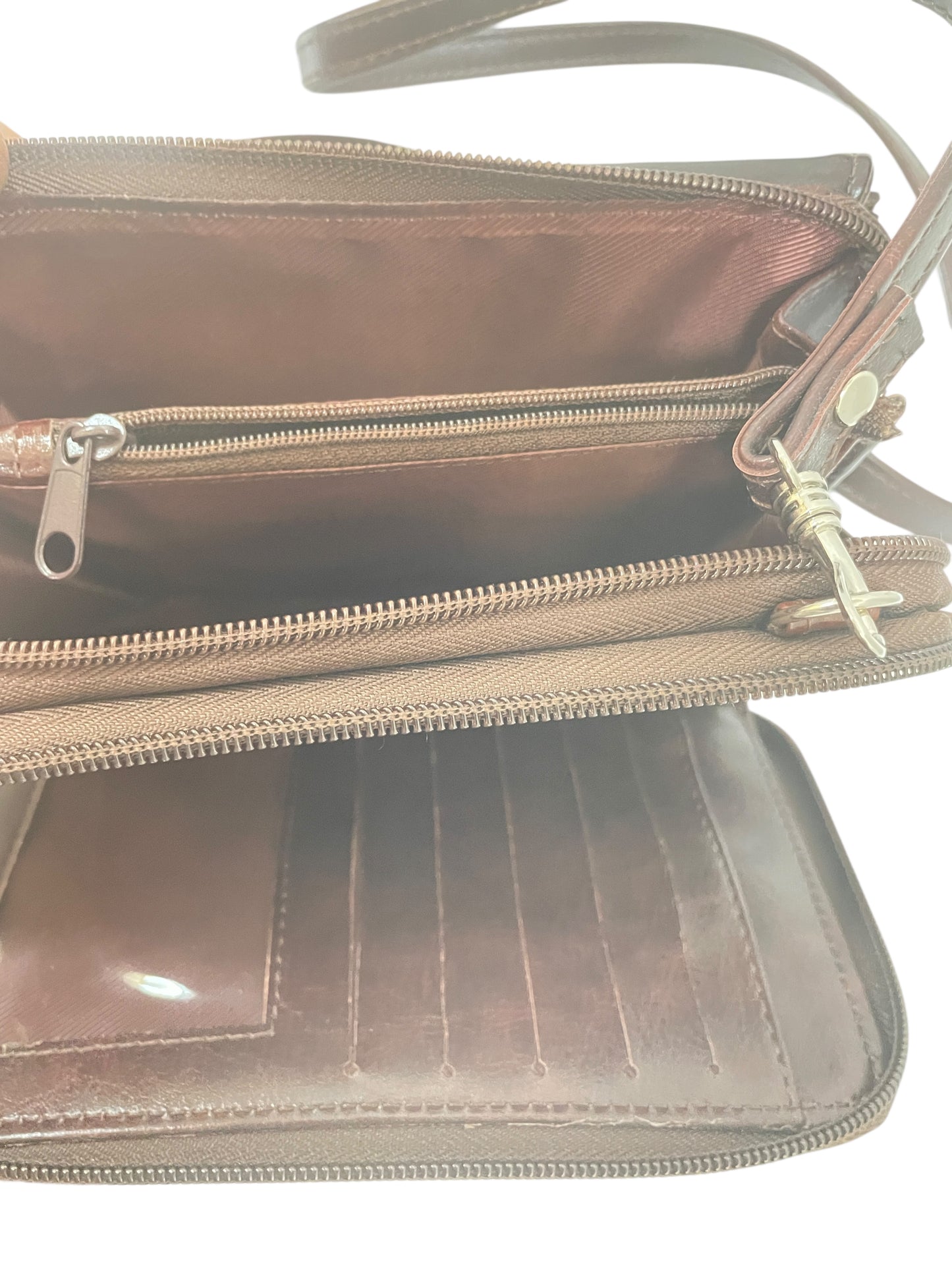 Crossbody By Brighton In Black & Brown, Size:Small