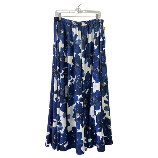Skirt Maxi By Roz And Ali In Blue, Size:L