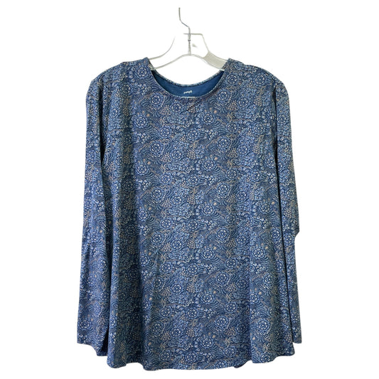 Top Ls Basic By Pure Jill In Blue, Size:Xlp