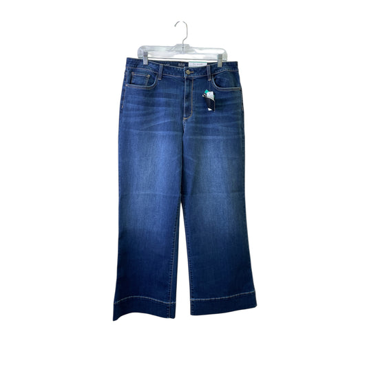 Jeans Wide Leg By Ana In Blue Denim, Size:16