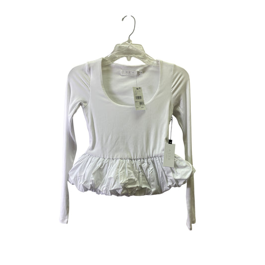 Top Ls By Astr In White, Size:Xs