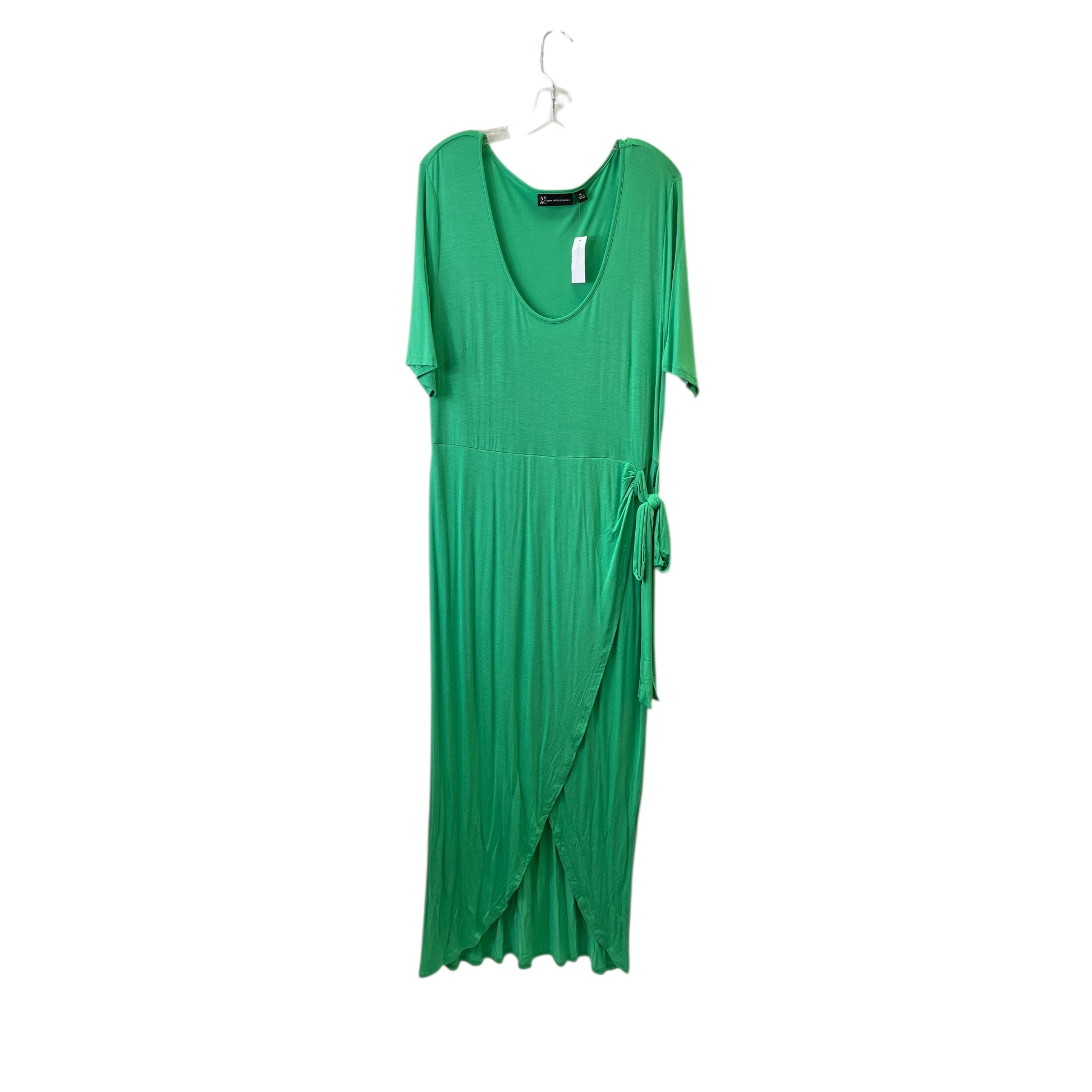 Dress Casual Maxi By New York And Co In Green, Size:Xl Dress Casual Maxi By New York And Co In Green, Size:Xl