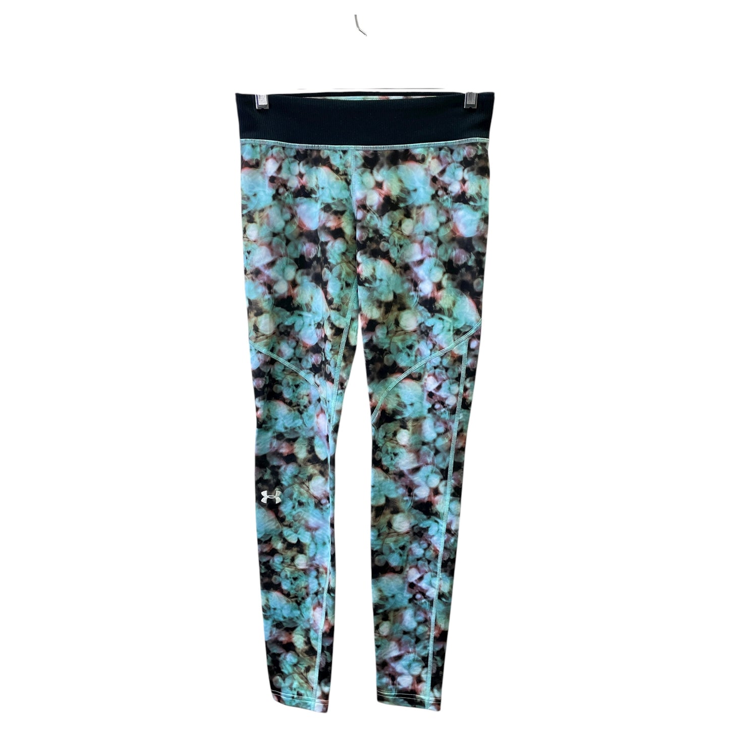 Athletic Leggings By Under Armour In Teal, Size:Xs