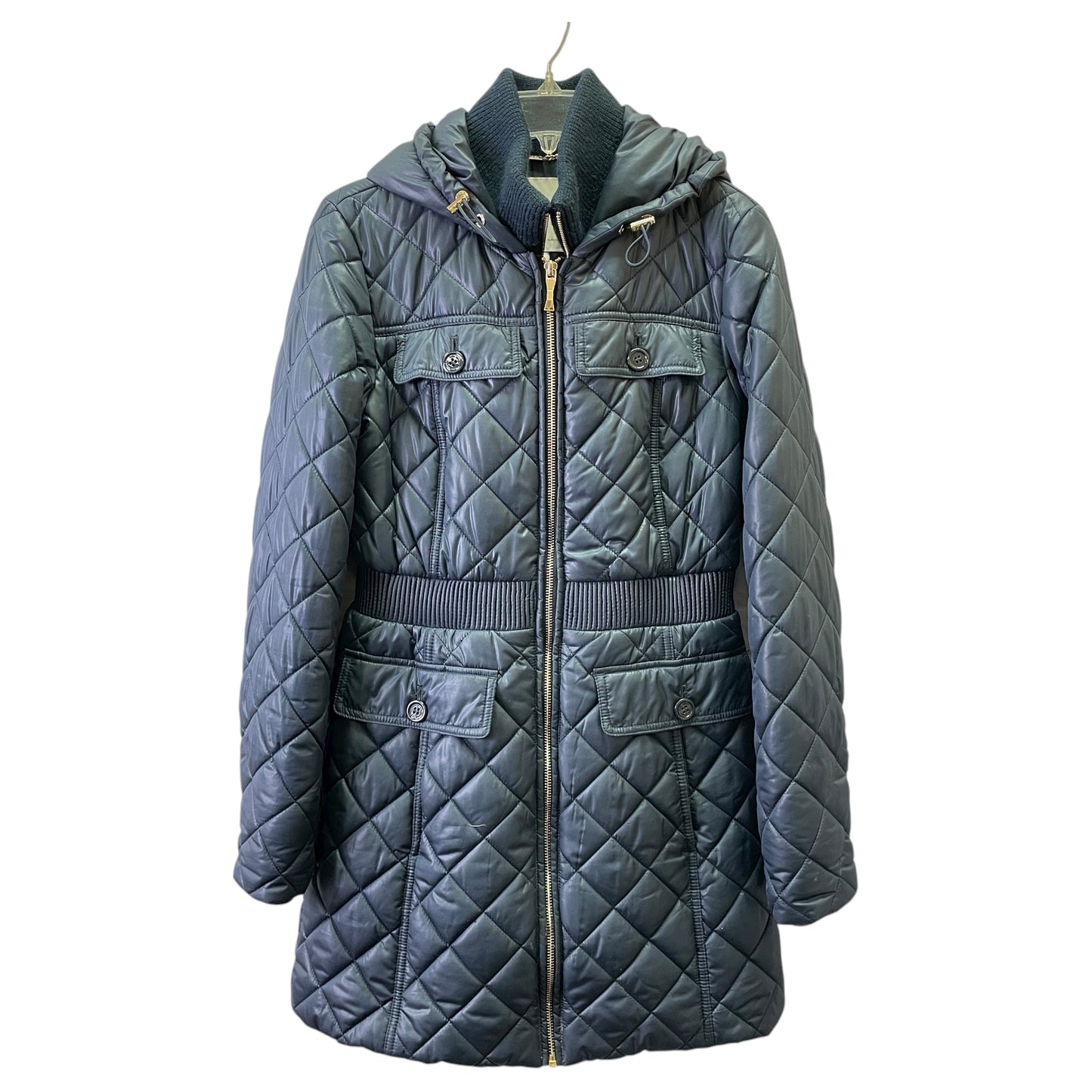 Coat Designer By Kate Spade In Navy, Size:S