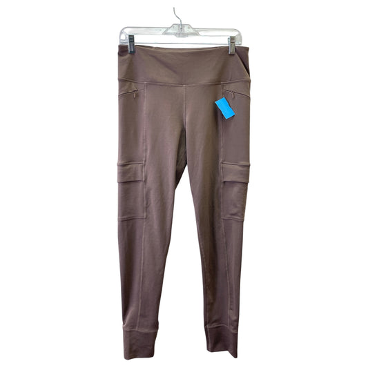 Athletic Leggings By Free Country In Tan, Size:L