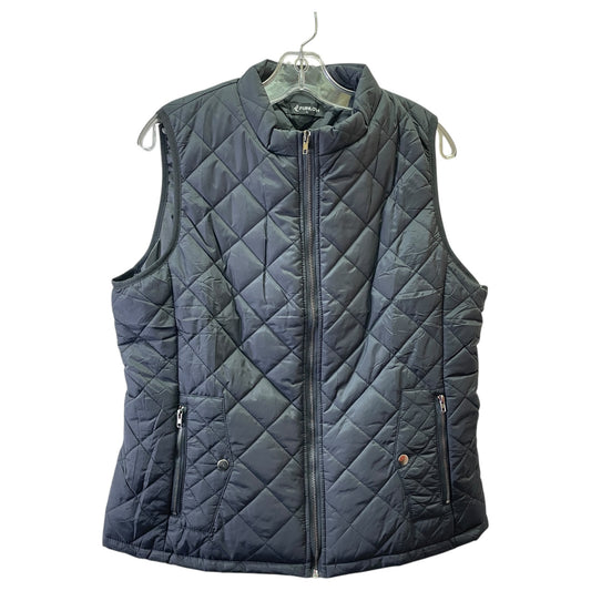Vest Puffer & Quilted By FUINLOTH In Blue, Size:L