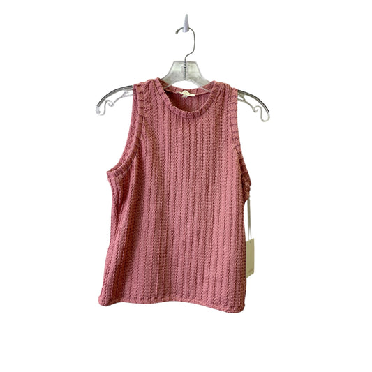 Top Sleeveless By Parker In Pink, Size:S