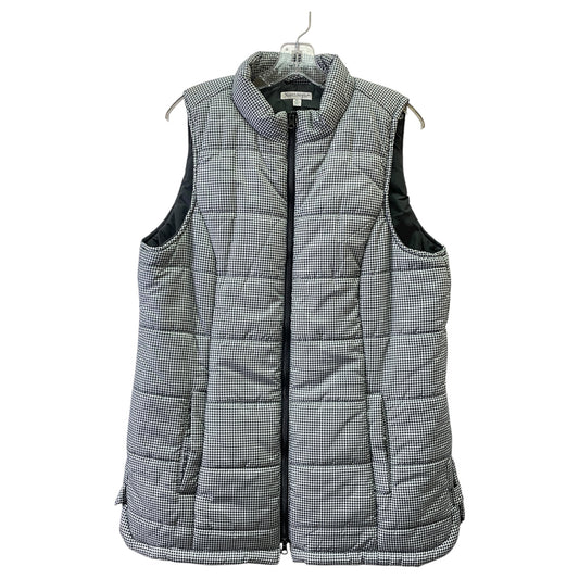 Vest Puffer & Quilted By Northstyle In Black & White, Size:Xl