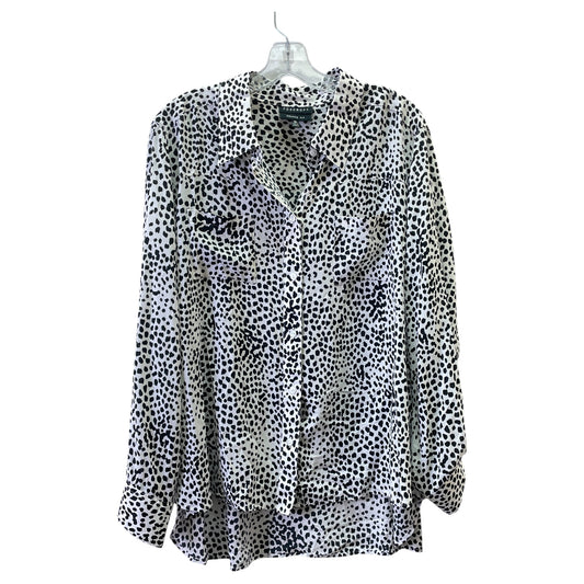 Top Ls By Foxcroft In Black & White, Size:20