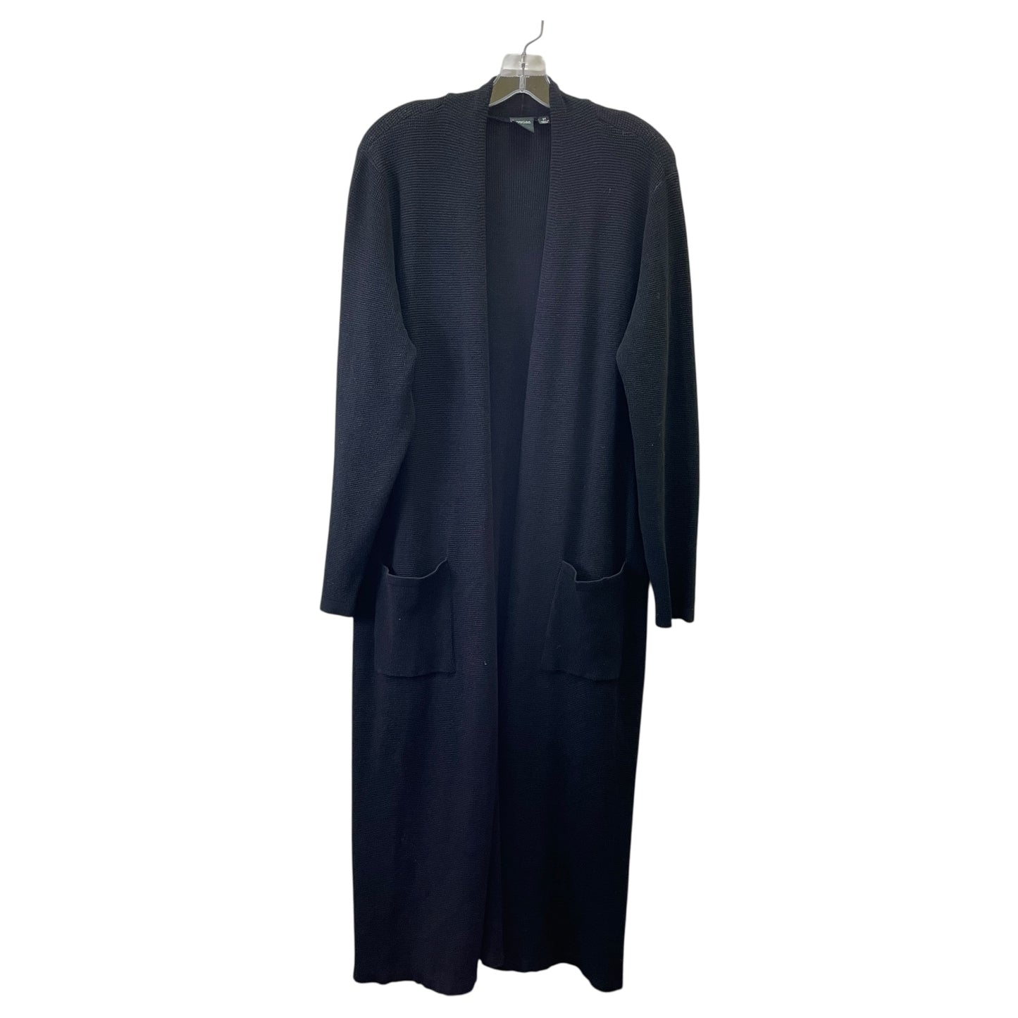 Cardigan By DEVOTION by CYRUS In Black, Size:2X