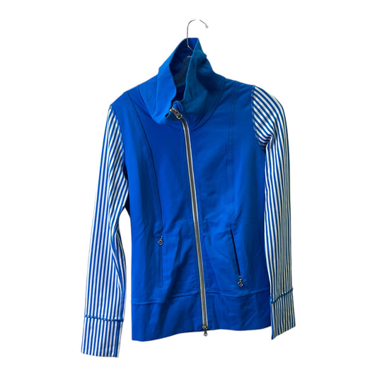 Athletic Jacket By Lululemon In Blue, Size:S