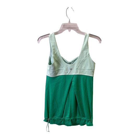Athletic Tank Top By Lululemon In Green, Size:S