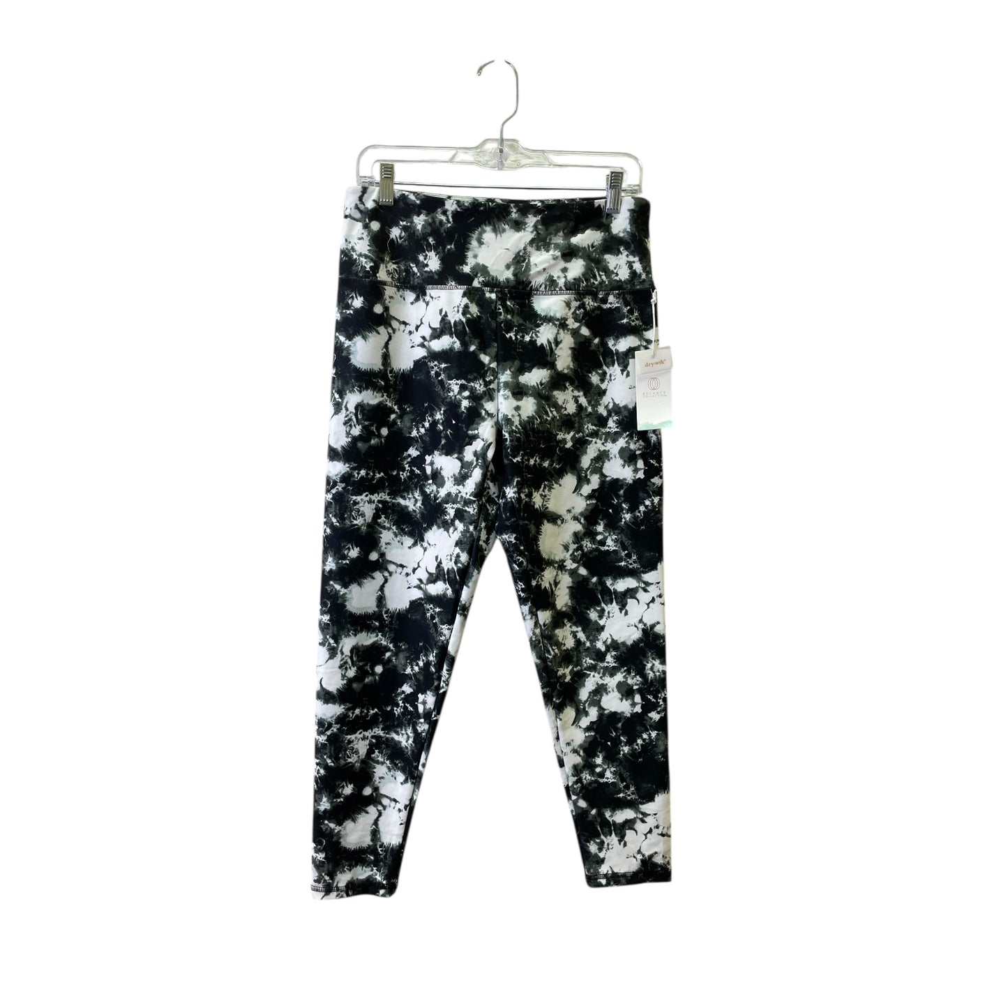 Athletic Leggings By Balance Collection In Green & Grey, Size:Xxxl
