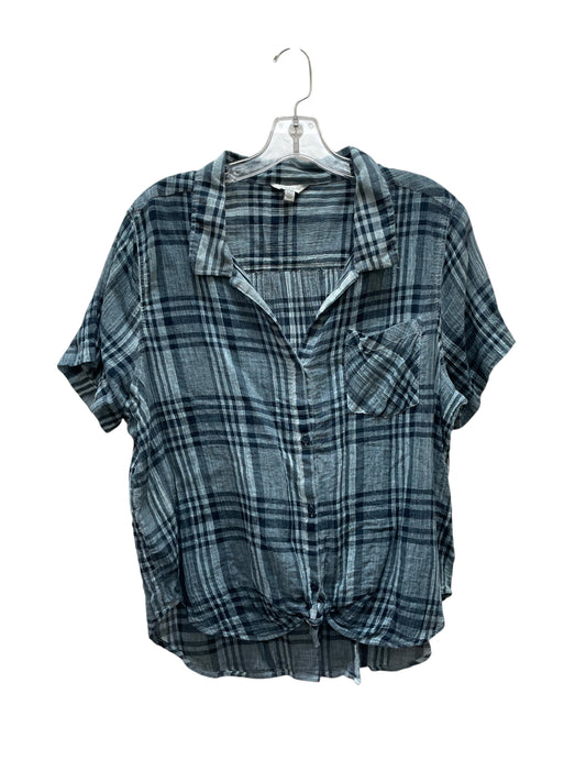 Top Ss By Lucky Brand In Blue, Size:Xl