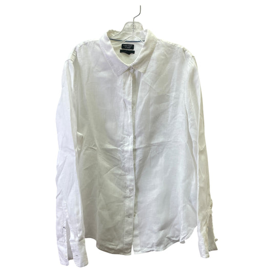 Top Ls By J. Crew In White, Size:1X