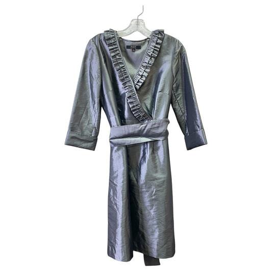 Dress Party Midi By Alex Marie In Silver, Size:8