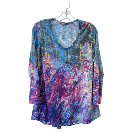 Top Ls By David Cline In Blue, Size:L