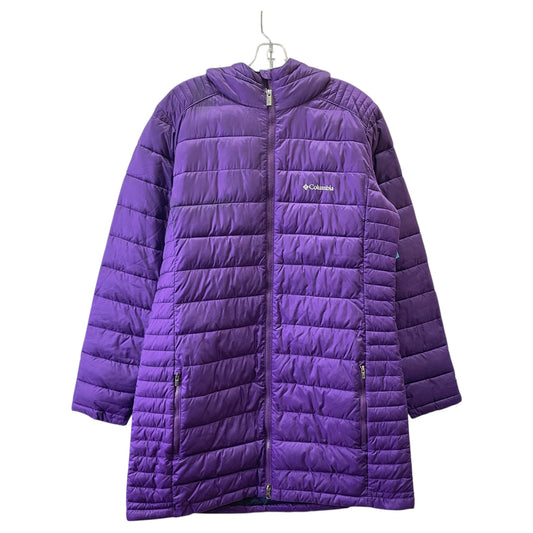 Coat Puffer & Quilted By Columbia In Purple, Size:L