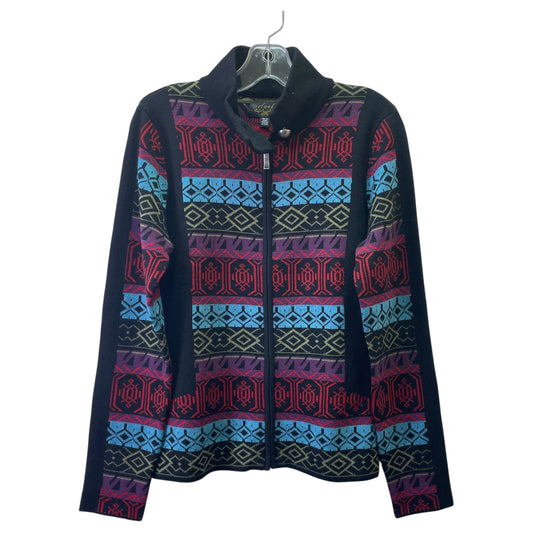 Sweater Cardigan By Icelandic Design In Black, Size:M