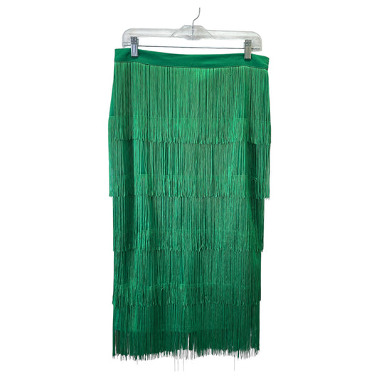Skirt Midi By AOMEI In Green, Size:L