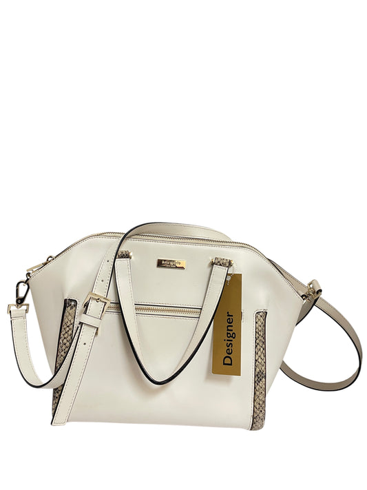 Handbag Designer By Kate Spade In Cream, Size:Medium