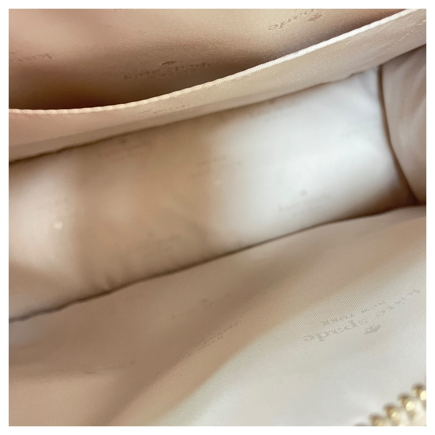 Handbag Designer By Kate Spade In Cream, Size:Large