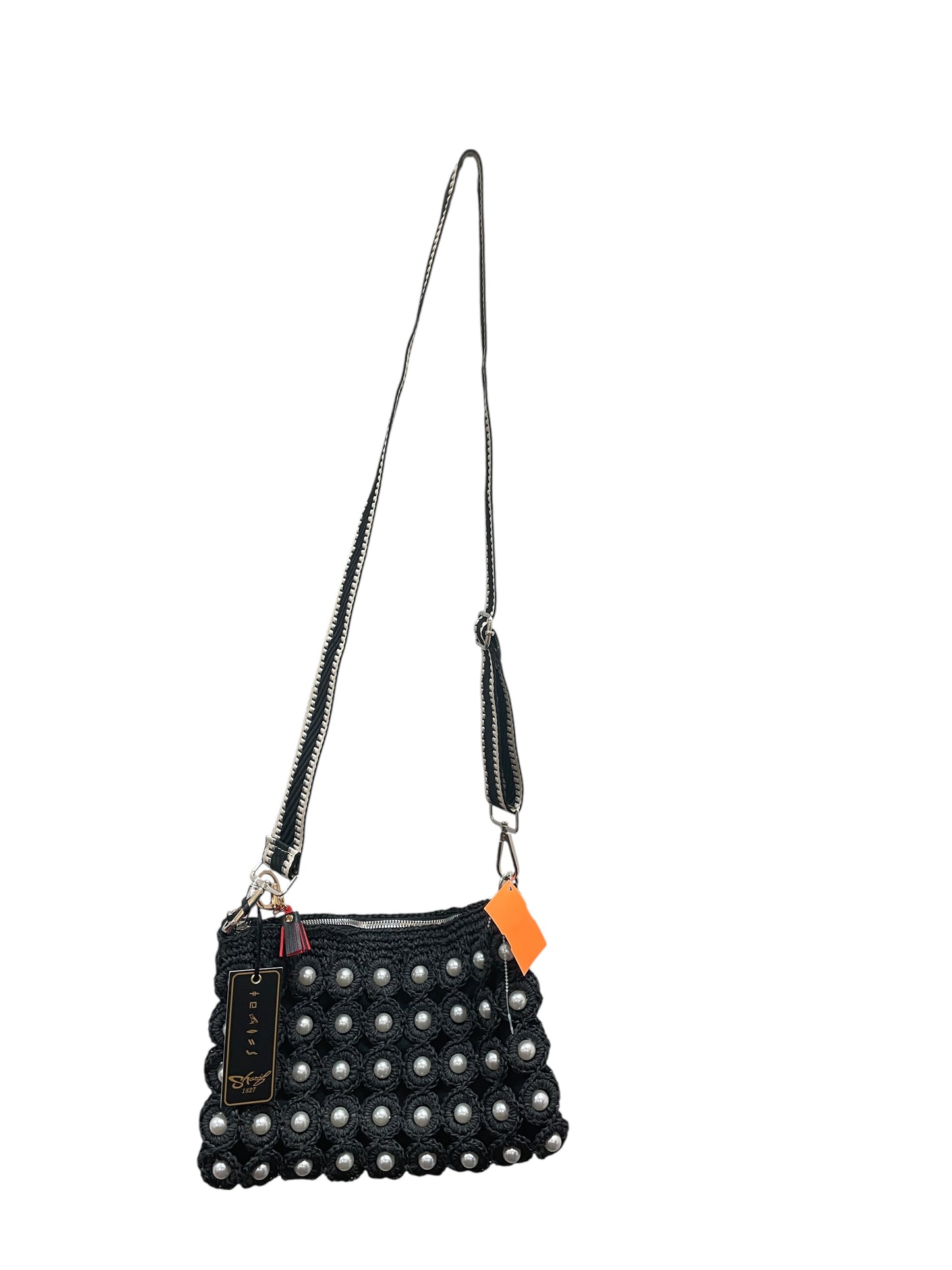 Crossbody By Sharif In Black & White, Size:Small