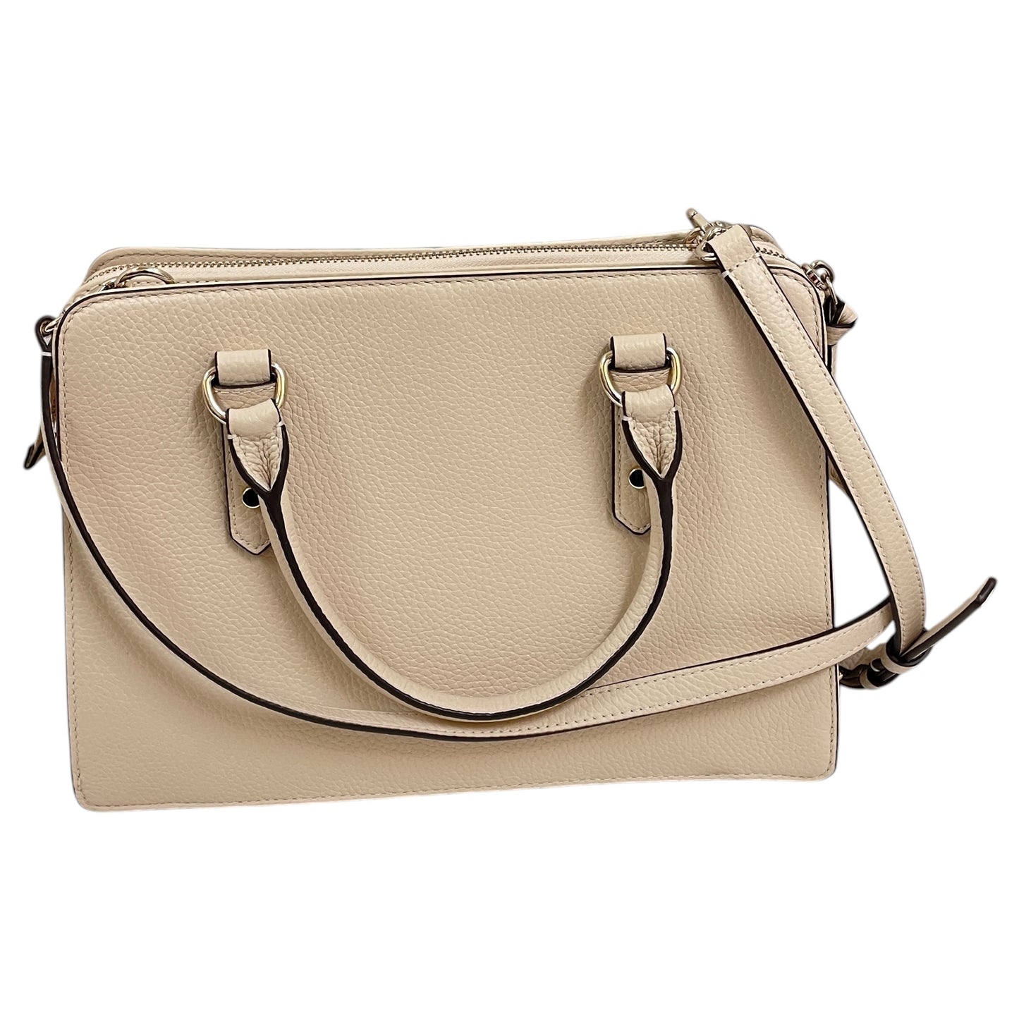 Handbag Designer By Kate Spade In Cream, Size:Large