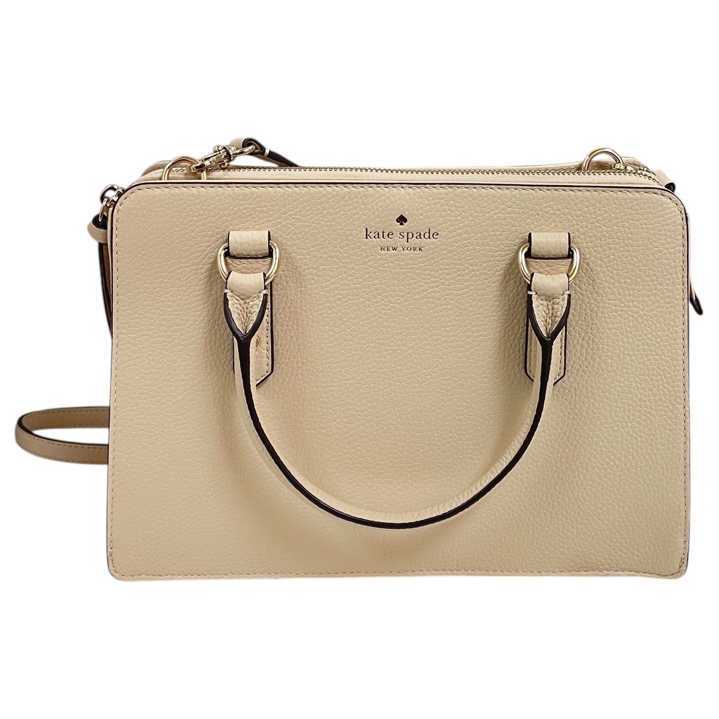 Handbag Designer By Kate Spade In Cream, Size:Large