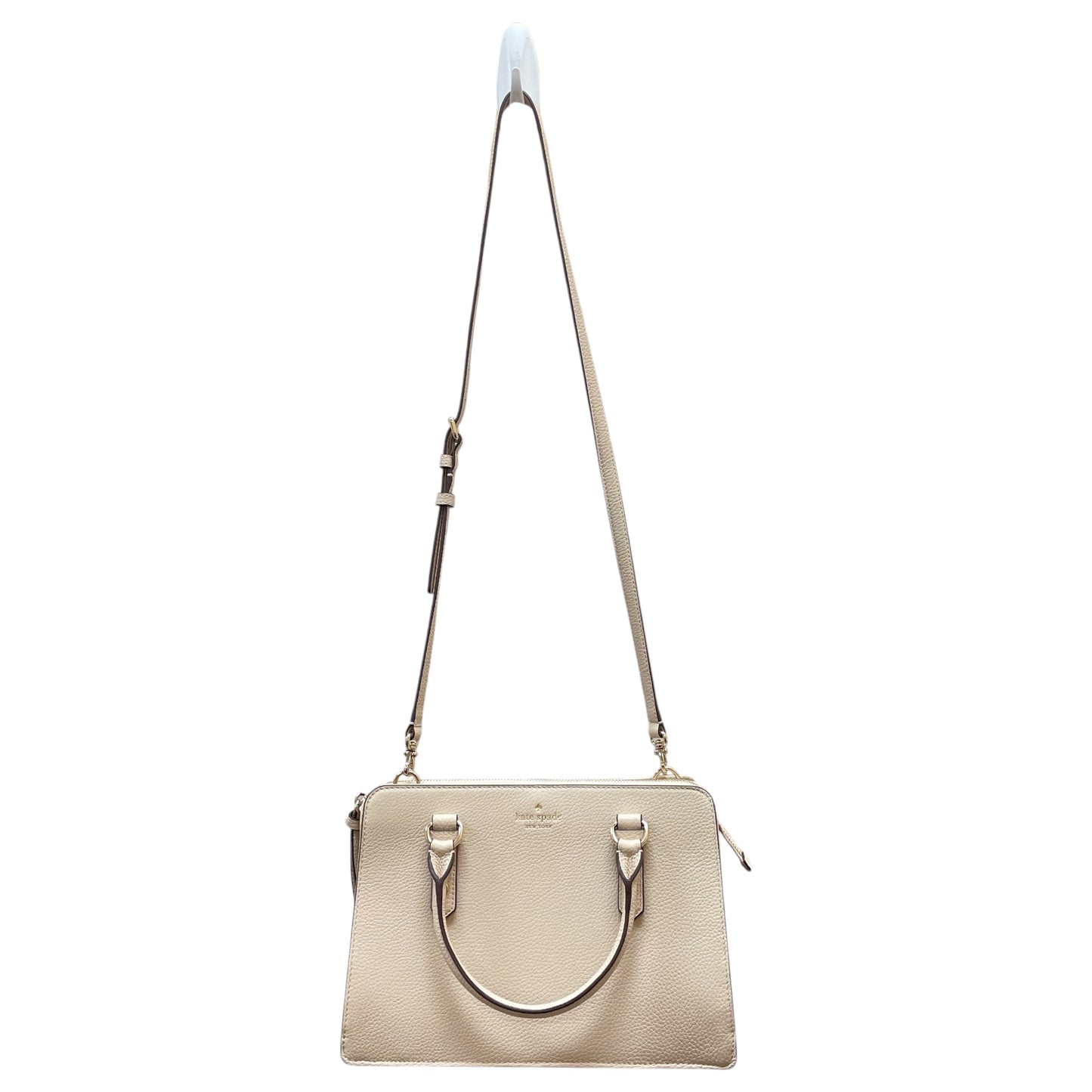 Handbag Designer By Kate Spade In Cream, Size:Large