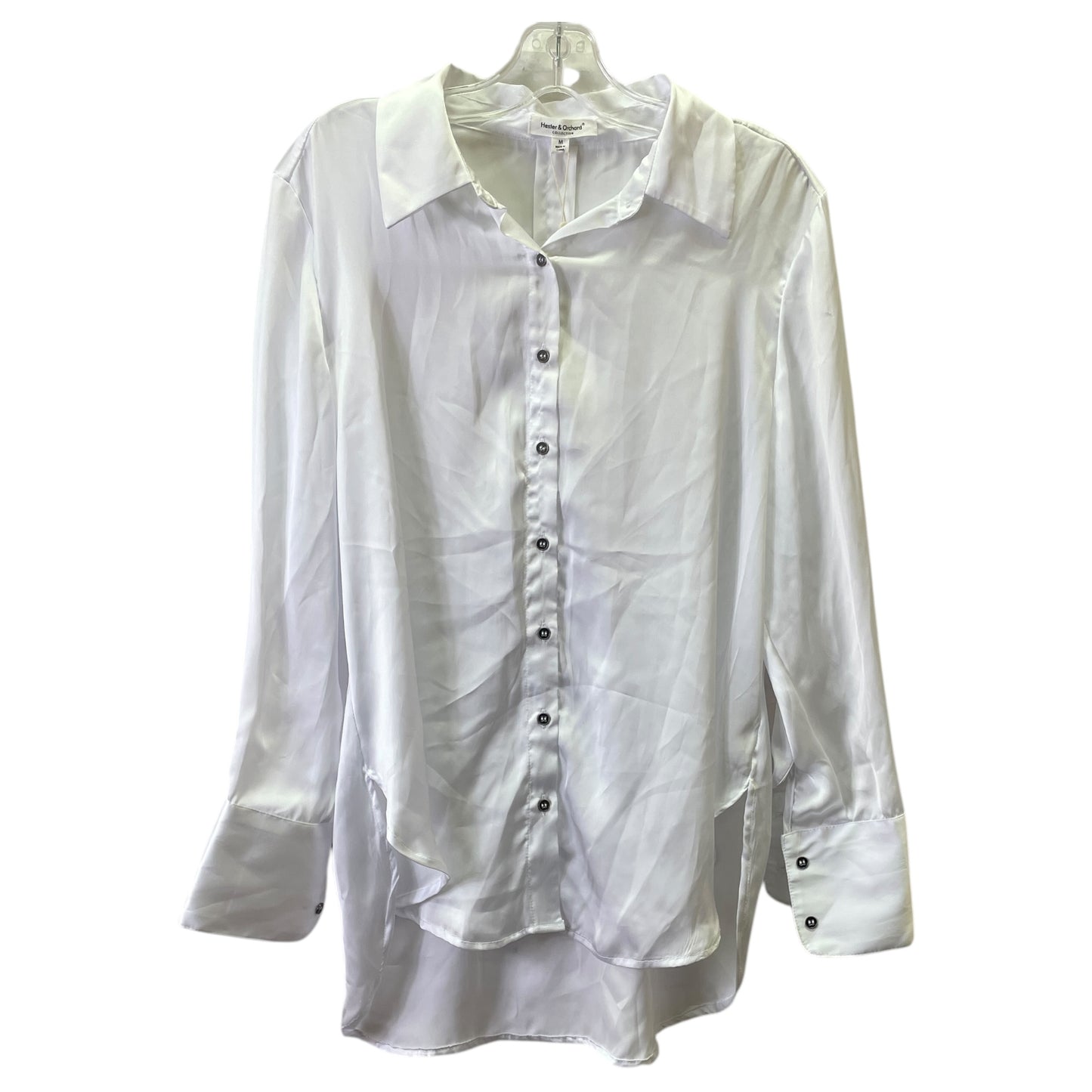 Top Ls By Cme In White, Size:M