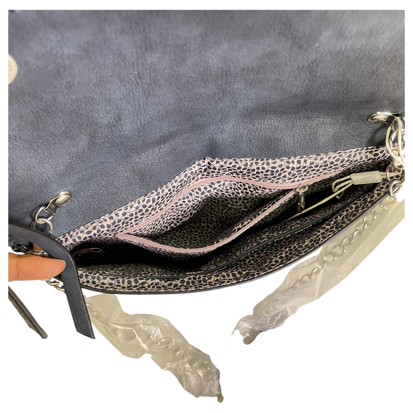 Clutch By Urban Expressions In Blue, Size:Small