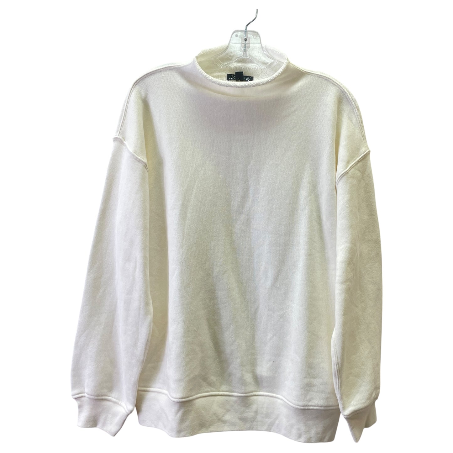 Sweatshirt Collar By J. Crew In Cream, Size:M