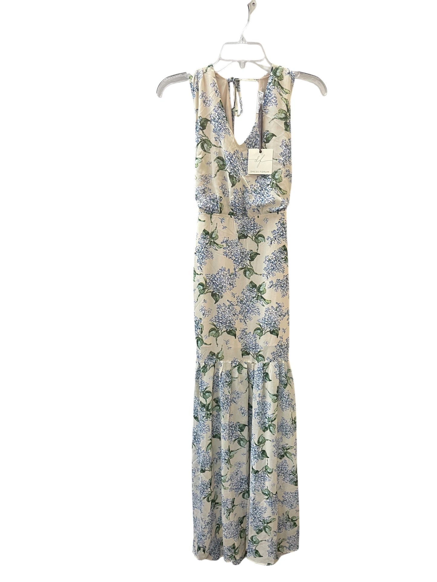 Dress Casual Maxi By Dress Forum In Grey & Tan, Size:S